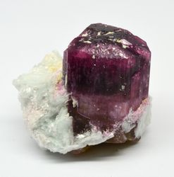 pink-red tourmaline specimen