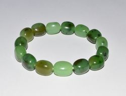 bracelet made of green jade