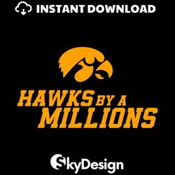 Hawks By A Millions Iowa Hawkeyes SVG