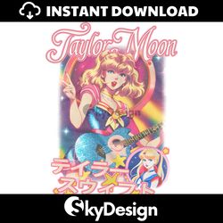 groovy taylor moon anime cartoon png