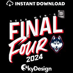 uconn huskies final four 2024 ncaa mens basketball svg
