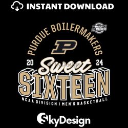 purdue boilermakers sweet sixteen mens basketball svg