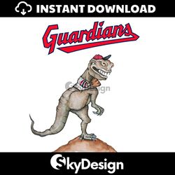 cleveland guardians dinosaur baseball png