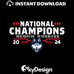 national champions uconn huskies ncaa basketball svg