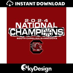 2024 womens basketball national champions gamecocks svg