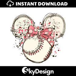 retro baseball mom disney minnie png