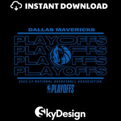 dallas mavericks 2024 nba playoffs svg