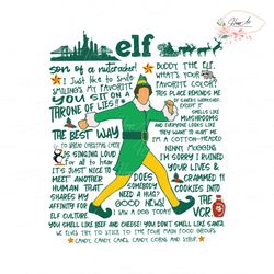 vintage buddy elf christmas svg