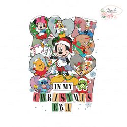 in my christmas era disney mickey and friend svg