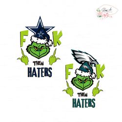 grinch fuck them haters svg
