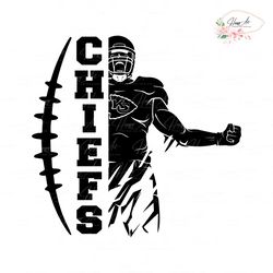 chiefs football player svg digital download