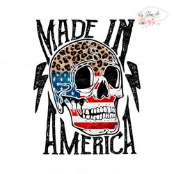 made in america skull july 4th png