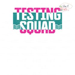 retro testing squad teacher life png