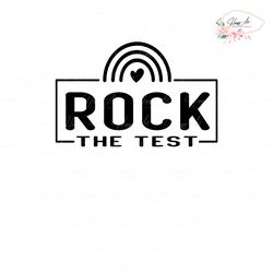 rock the test motivational quote png