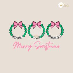 merry swiftmas bracelet tree svg