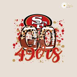 go 49ers leopard pattern svg