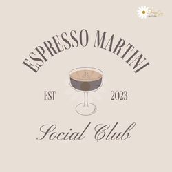 espresso martini social club est 2023 svg