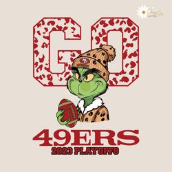 grinch go 49ers 2023 playoffs svg