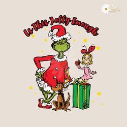 is this jolly enough merry grinchmas svg