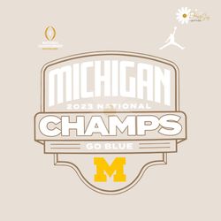 michigan national champs go blue svg