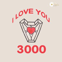 iron man i love you 3000 valentines day svg