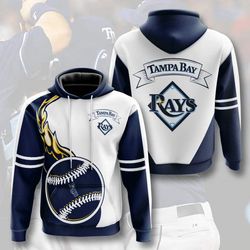 men&8217s tampa bay rays hoodie 3d fire ball