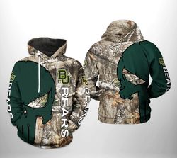 baylor bears ncaa camo veteran hunting 3d printed hoodie/zipper hoodie