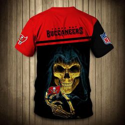 tampa bay buccaneers men&8217s t shirts 3d hand skull short sleeve
