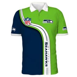 men&8217s seattle seahawks polo shirt 3d