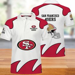 san francisco 49ers polo shirts white