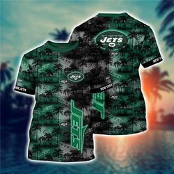 men&8217s new york jets t-shirt palm trees graphic