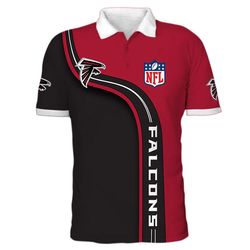 men&8217s atlanta falcons polo shirt 3d