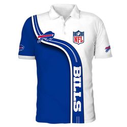 men&8217s buffalo bills polo shirt 3d