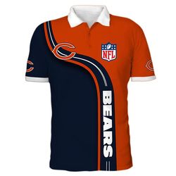 men&8217s chicago bears polo shirt 3d