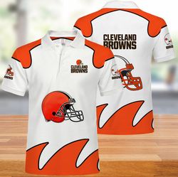 cleveland browns polo shirts white