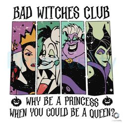 Bad Witches Club Villains SVG Digital Cricut File