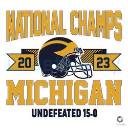 national champs 2023 svg michigan undefeated file design