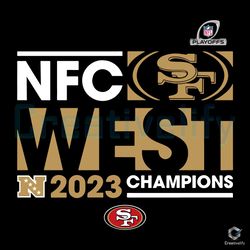 nfc west 2023 champions svg san francisco 49ers file