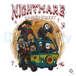 nightmare on main street horror characters png file