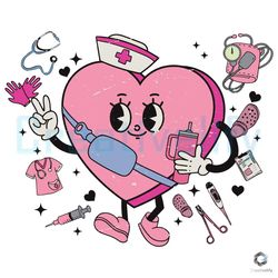 nurse coffee lover svg heart valentine file design