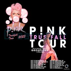 pink trustfall tour 2023 png file sublimation download