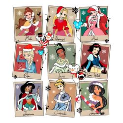 retro christmas princess png merry xmas disney file