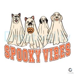 retro ghost dog lover svg spooky vibes cutting digital file
