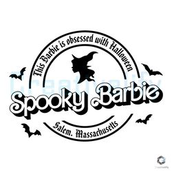 spooky barbie svg barbie halloween digital cricut file