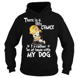 snoopy there&8217s a 100 chance i&8217d rather my dog hoodie