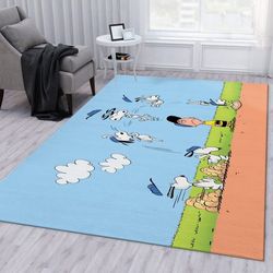 snoopy ver3 rug all over print logo custom area rug carpet full sizes home living rug carpet decor