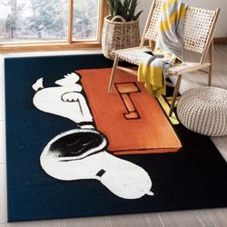 snoopy ver6 rug all over print logo custom area rug carpet full sizes home living rug carpet decor