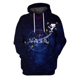 snoopy woodstock galaxy hoodie unisex 3d all over print