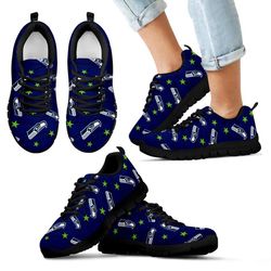 star twinkle night seattle seahawks sneakers