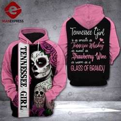 tennessee girl  tsb all-over print unisex pullover hoodie